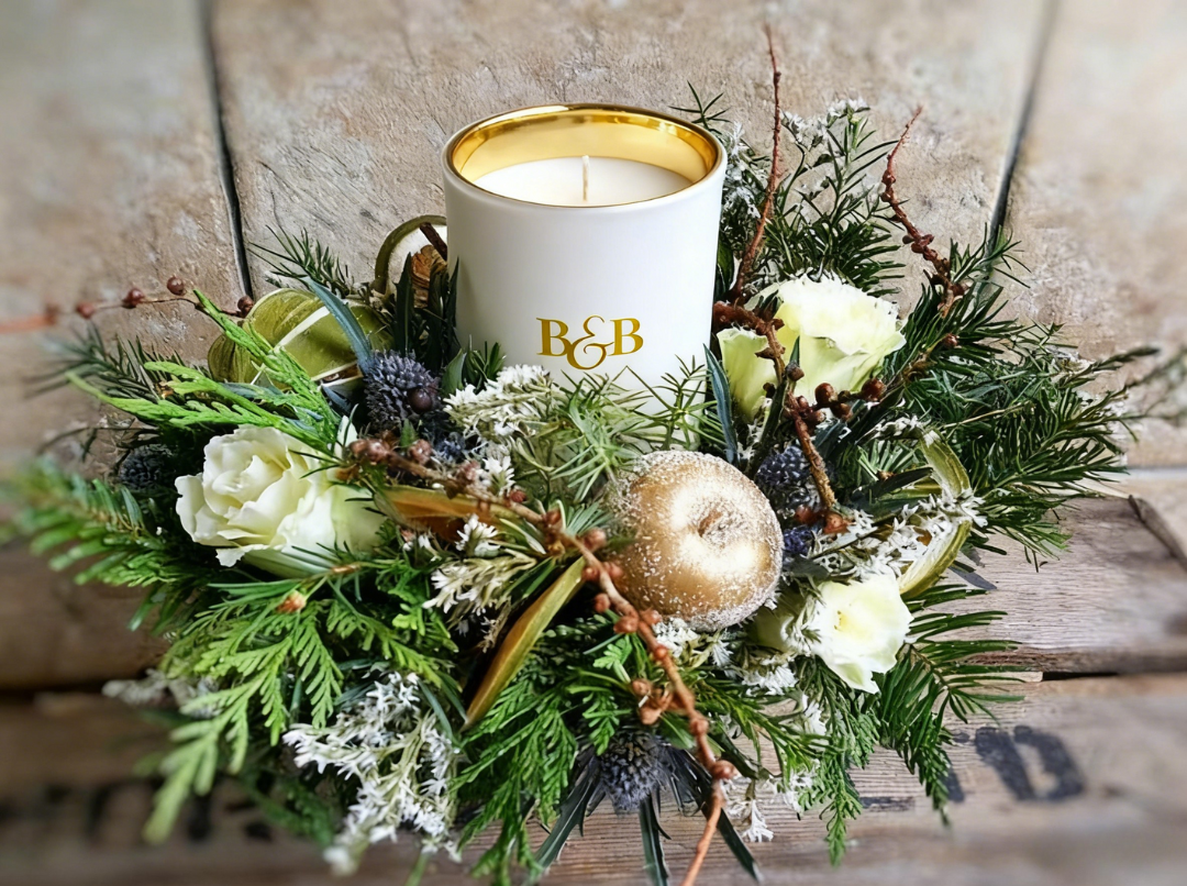Christmas Workshop - Centerpieces with BLOOMS & BLOSSOMS Scented Candle (Grand Hyatt)
