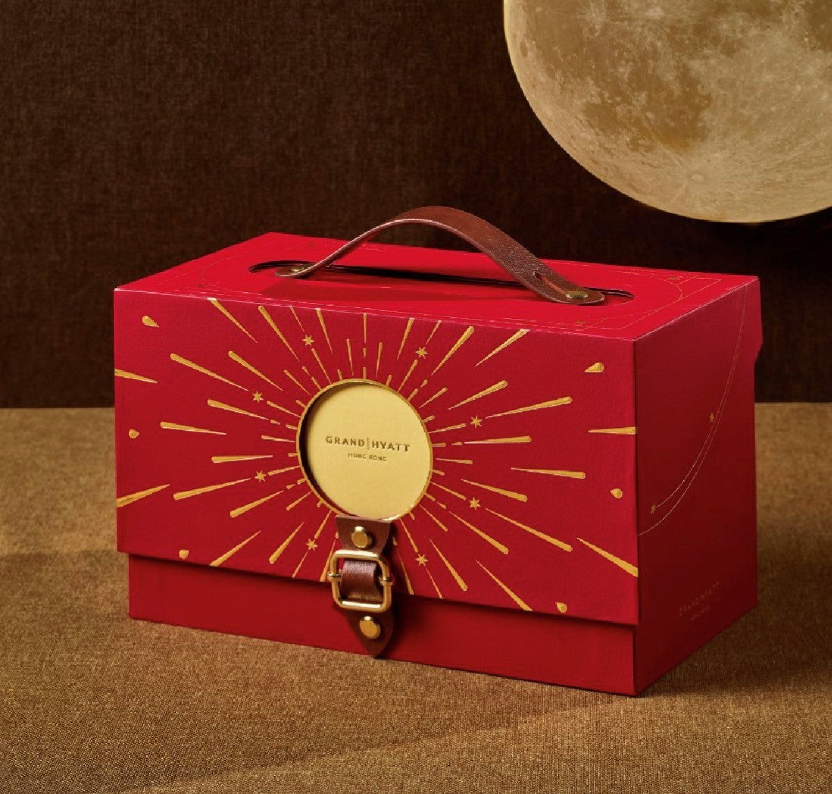Moon & Blossom Delights Fruit Hamper with Grand Hyatt Full Moon Box