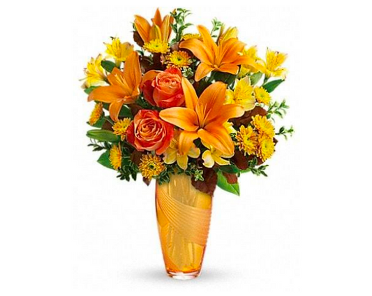 November Workshop - Fall Bouquet in vase (Grand Hyatt)