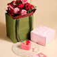 Bundle Mother's Day - Ispahan Cheesecake & Flowers