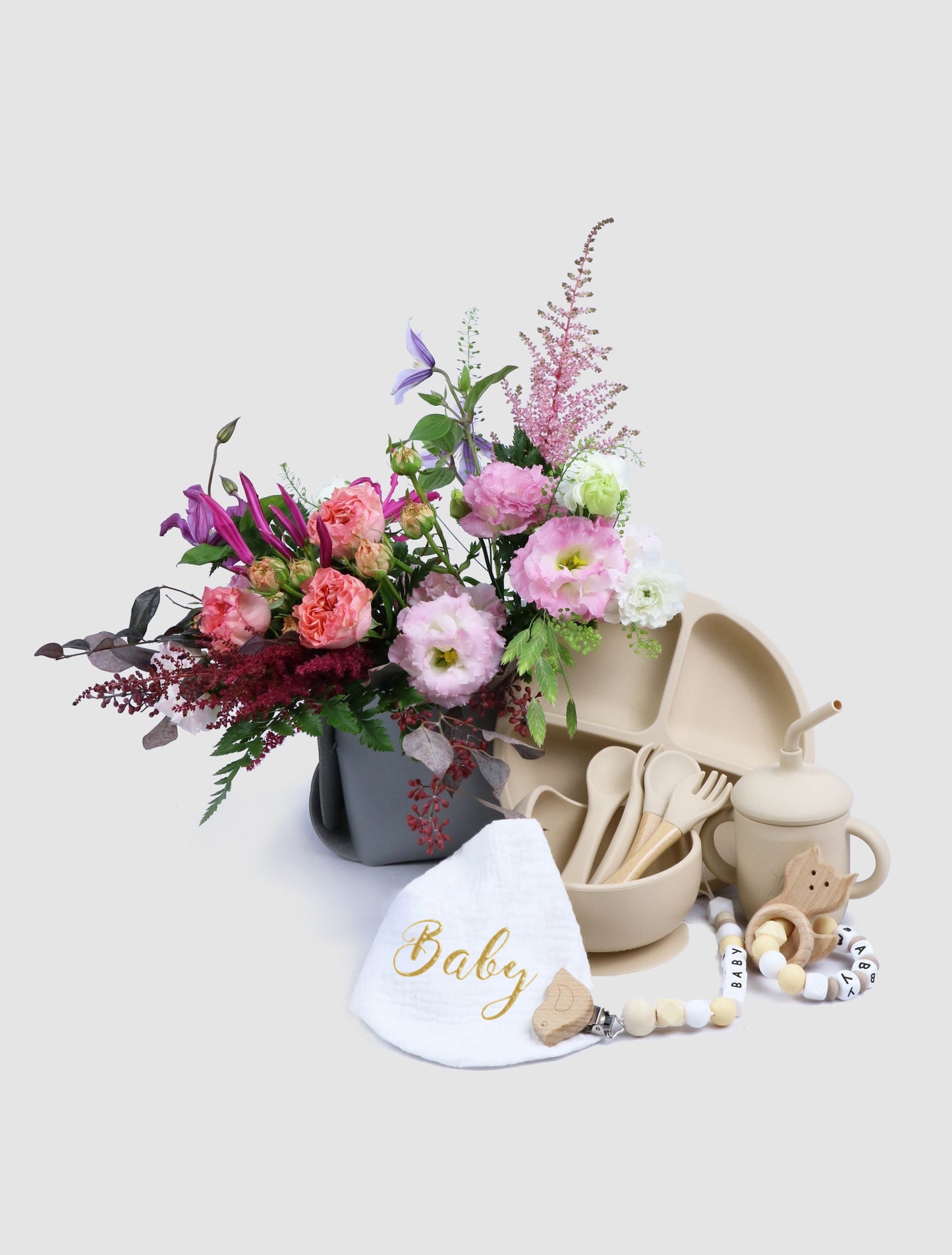 Blooms Baby Hamper Gift Set (Violet)