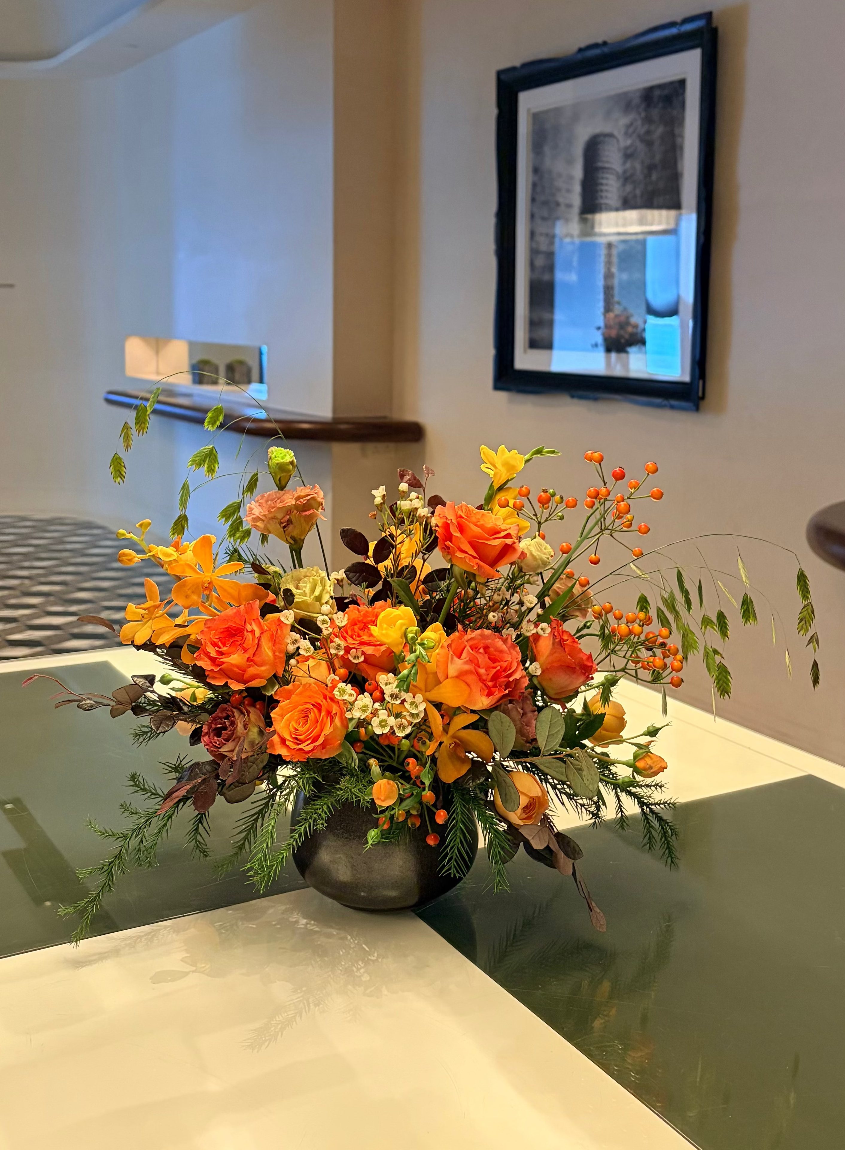 Autumn Workshop  -  Flower Arrangement (Rosewood Hong Kong)