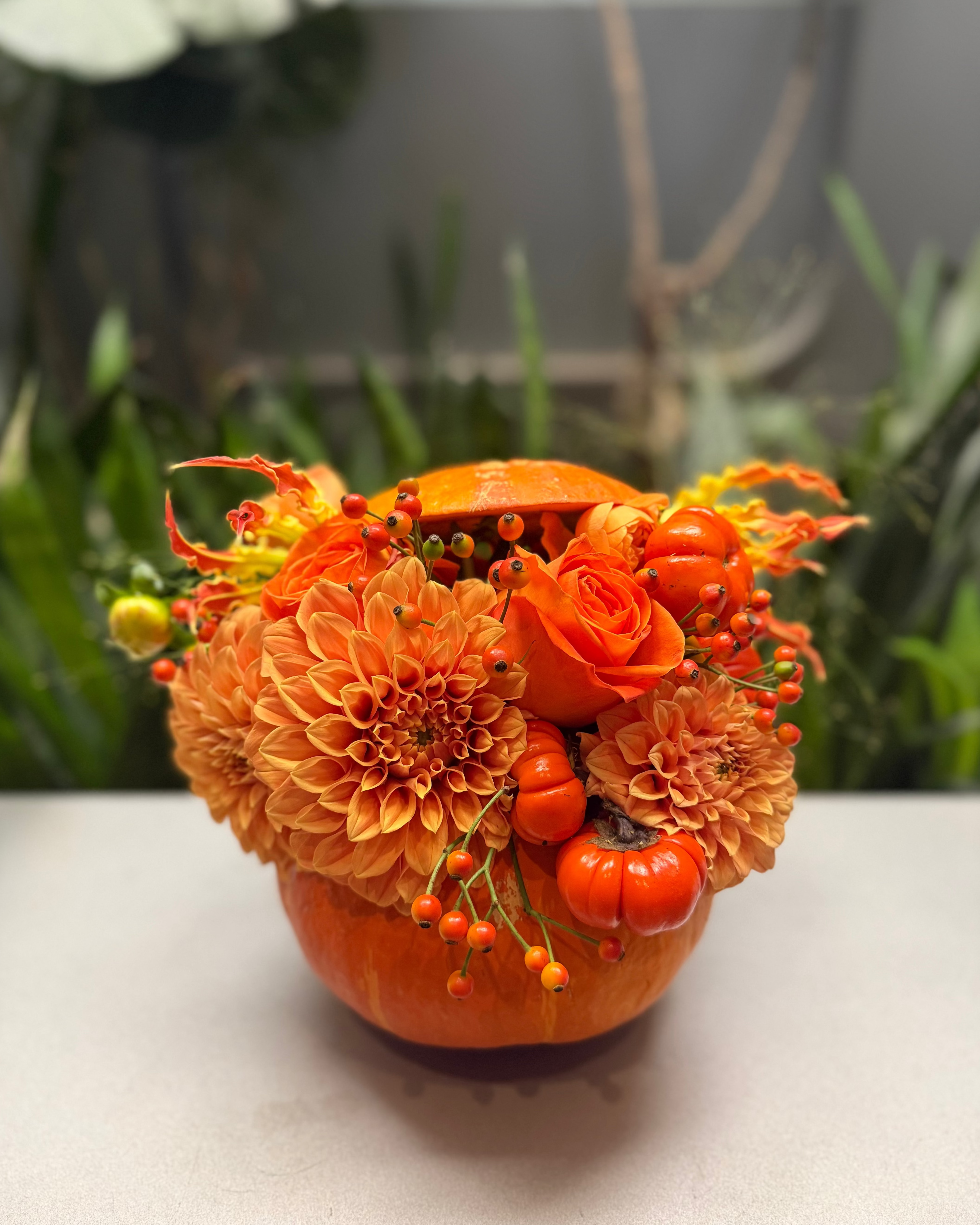 秋季花藝工作坊 - 秋意南瓜擺設 (香港君悅酒店)