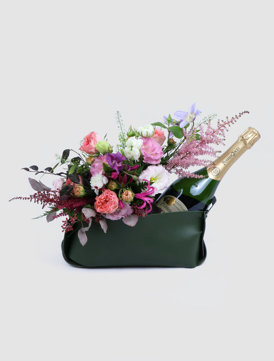 Blooms Champagne Hamper Gift Set (Violet)